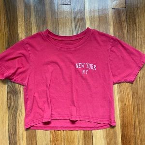 Red Brandy Melville Crop Top
